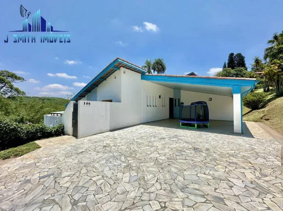 Imagem Casa em condominio. 1.605 m² terreno, 4 dorm/1ste + escritório e gourmet!