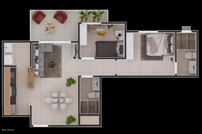 Imagem Apartamento para Venda em Itanhaém, Centro, 1 dormitório, 1 banheiro, 1 vaga