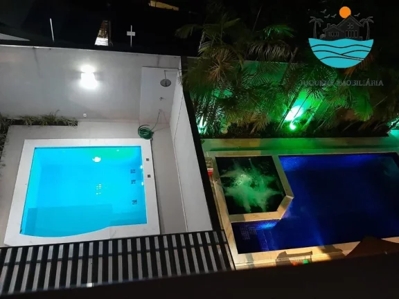 Imagem Casa para alugar em condomínio fechado em Juquehy com 4 dormitórios, 2 suíte, 50m da praia - Acomodação máx. 10 pessoas | Juquehy Imobiliária