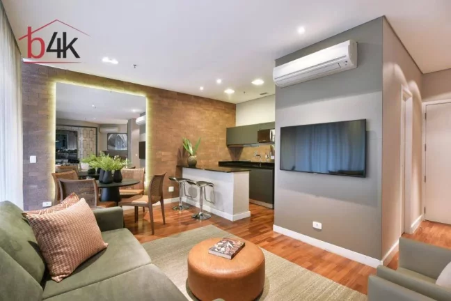Imagem Apartamento mobiliado para venda e locação no FL Residence Vila Olímpia