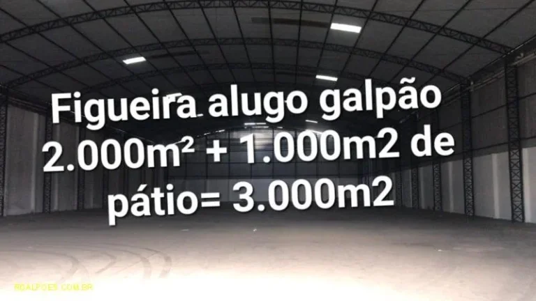 Imagem Galpão para Locação em DUQUE DE CAXIAS, Figueira, 2 banheiros