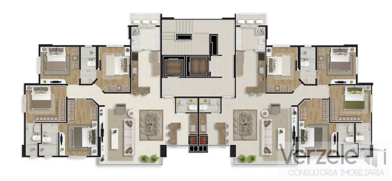 Imagem Apartamento 4 ou + dormitórios para Venda em Balneário Camboriú / SC no bairro Centro