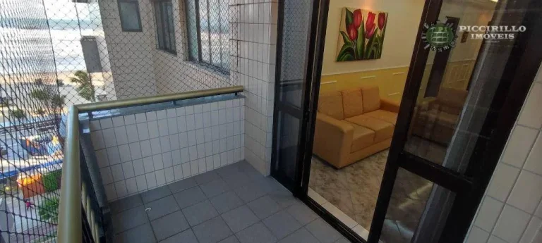 Imagem Apartamento com 2 dormitórios para alugar, 86 m² por R$ 4.000,02/mês - Vila Guilhermina - Praia Grande/SP