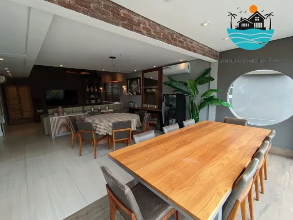 Imagem Aluguel de Temporada Juquehy - 4 suítes, piscina/churr. Privativa, 50m da praia, acomodação 14 pessoas, 03 vagas de auto | Juquehy Imobiliária