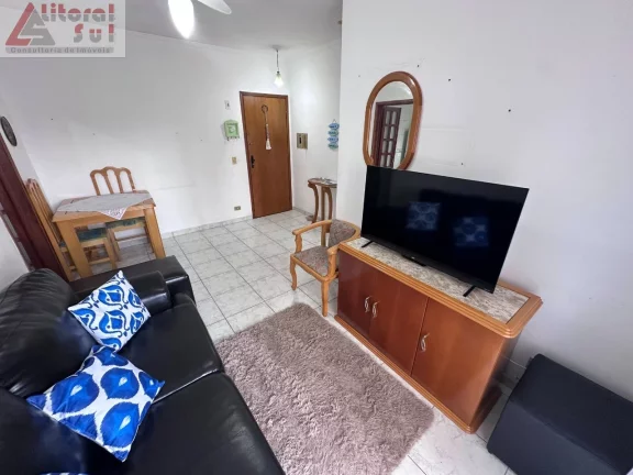Imagem Imperdível: Apartamento à venda em Praia Grande-SP, Tupi - 1 quarto, 1 sala, 1 banheiro e 1 vaga de garagem!