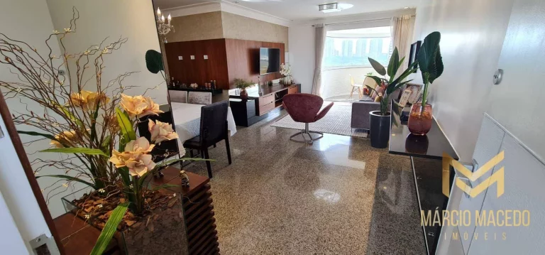 Imagem Apartamento projetado com 3 suítes à venda, 125 m² por R$ 750.000 - Engenheiro Luciano Cavalcante - Fortaleza/CE