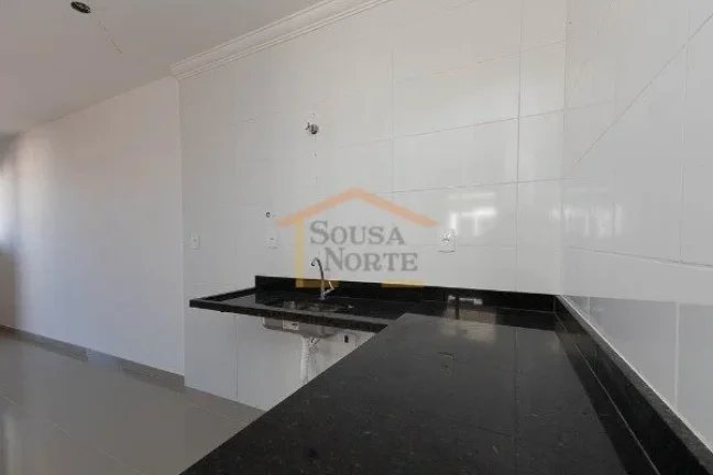 Imagem Apartamento com 33,10m², dispõe de 2 dormitórios, sala para dois ambientes, cozinha com gabinete ...