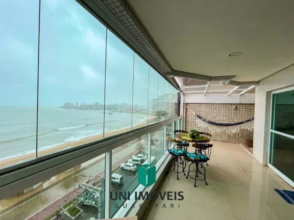 Imagem Amplo Apartamento à venda na Beira Mar da Praia do Morro e com Área externa privativa e área gourmet