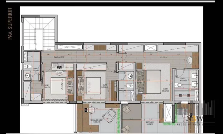 Imagem Apartamento à venda no Butantã São Paulo SP com 3 suítes, 3 vagas de garagem e 266m²