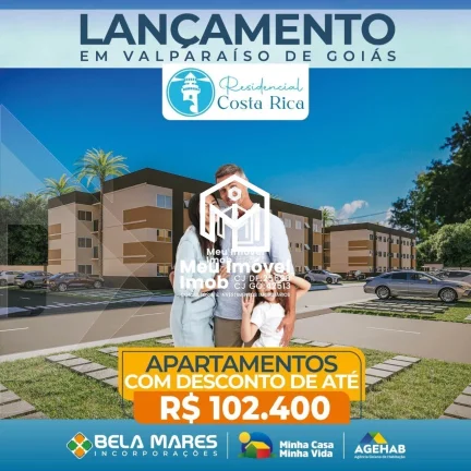 Imagem Residencial Costa Rica Valparaíso Garden 2 Quartos 1 Vaga 53m² Lazer Completo