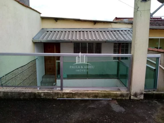 Imagem São 2 Casas com 4 Cômodos, 250m², 1 banheiro e outra com 2, são 2 Vagas no Jardim Paranavaí, Mauá-SP