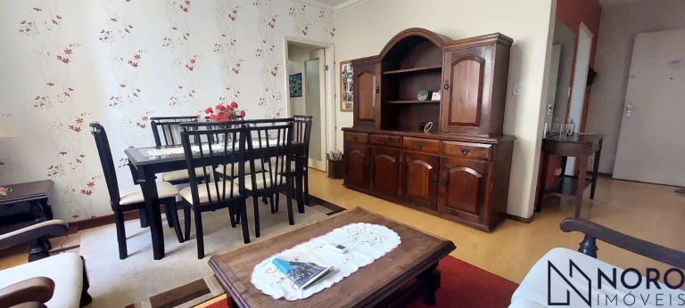Imagem Apartamento com 2 dormitórios + dependência completa e 1 vaga de garagem na Andr