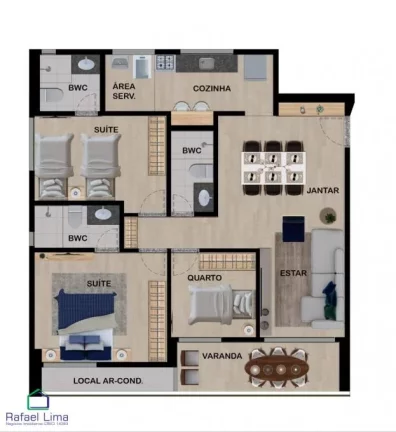 Apartamento 3 Quartos Recife - PE - Torre