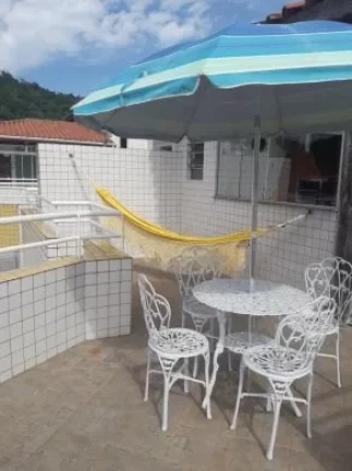 Imagem Imperdível Cobertura Duplex à Venda em Ubatuba-SP, Bairro Toninhas! 3 Quartos, 2 Salas, 2 Banheiros, 2 Vagas, 120m².