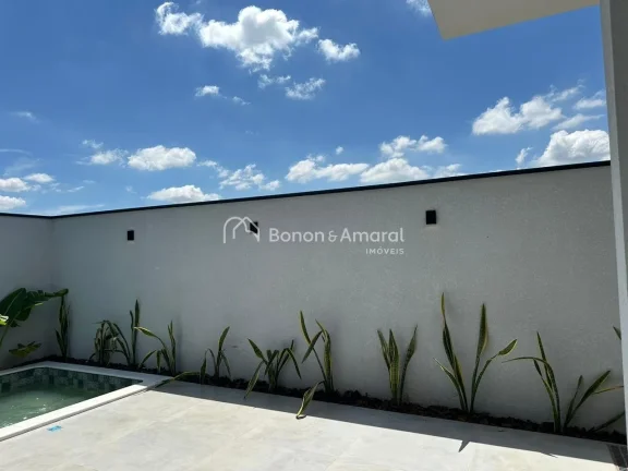 Imagem Linda casa Térrea com piscina recém construída condomínio em Paulínia
Metragem 174,8m de área ...