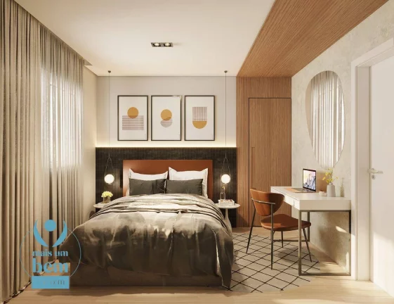 Imagem Apartamento com 3 quartos à venda, 75 m² por R$ 730.079 - Tingui - Curitiba/Paraná