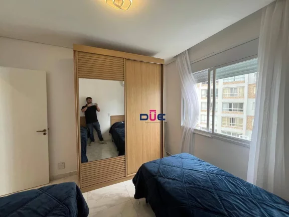 Imagem Apartamento com 3 dormitórios porteira fechada à venda, 123 m² por R$ 1.650.000 - Boqueirão - Santos/SP