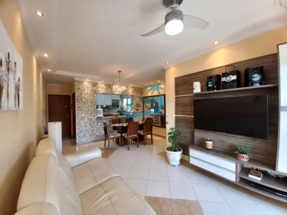Imagem Apartamento com 3 dormitórios, varanda gourmet e 2 vagas de garagens a venda na Barra da Lagoa - Ubatuba.