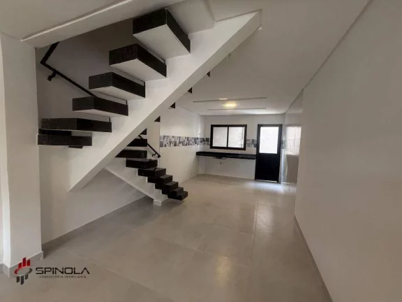 Imagem Sobrado com 3 dormitórios à venda, 108 m² por R$ 550.000,00 - Vila Caiçara - Praia Grande/SP