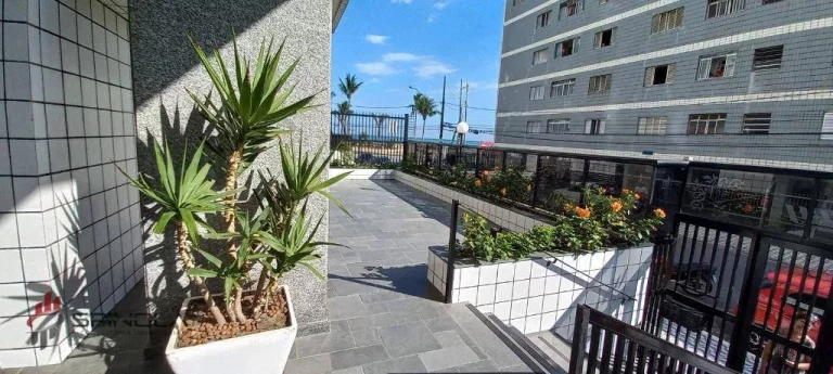 Imagem Apartamento com 3 dormitórios à venda, 105 m² por R$ 580.000,00 - Ocian - Praia Grande/SP