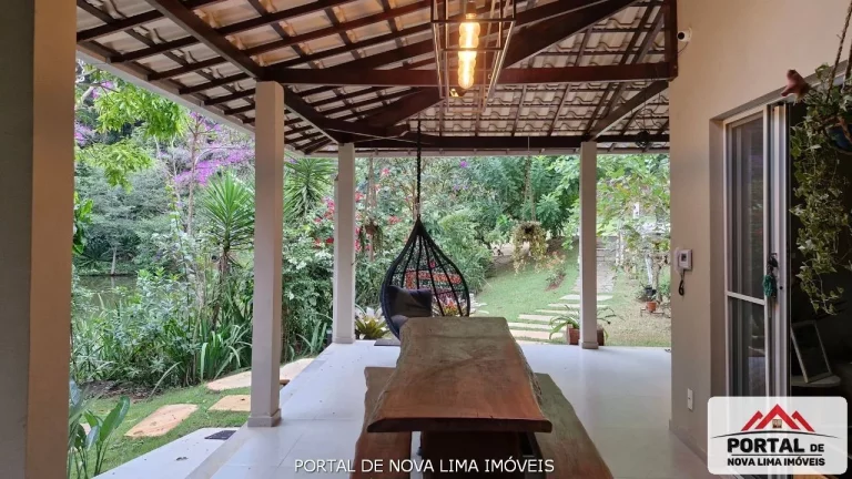 Imagem Sítio de Luxo à Venda em Nova Lima, com lagoa e um terreno de 10.000m², Casa Alto Padrão e Natureza Exuberante