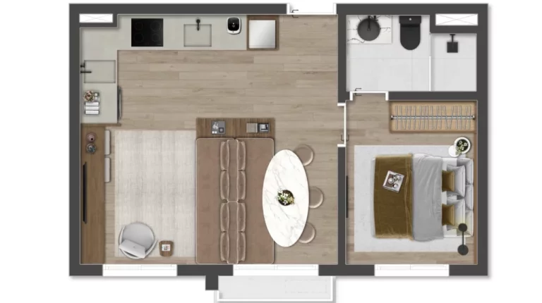 Imagem Apartamento com 1 Quarto à Venda, 56 m² em Indianópolis - São Paulo
