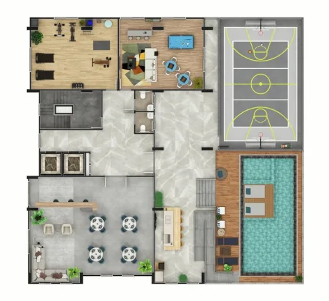 Imagem APARTAMENTO COM 50.58 m² - CAIÇARA - PRAIA GRANDE SP