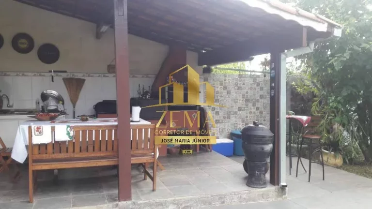 Imagem Casa térrea em madeira com 03 dorms,160 m2, área de 500 m2, espaço Gourmet
