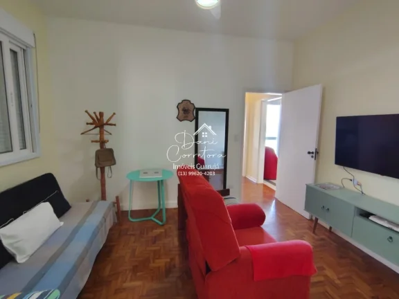 Imagem Apartamento à venda em Guarujá-SP, Pitangueiras: 2 quartos, 1 suíte, 2 salas, 3 banheiros, 1 vaga de garagem, 110 m² de área.
