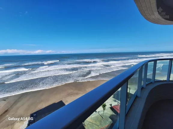 Imagem Apartamento 2 quartos sendo 1 suíte frente mar em Mongaguá