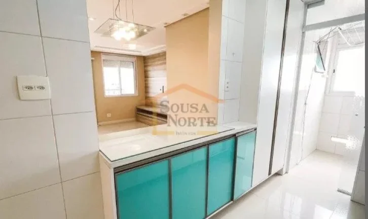 Imagem Apartamento com 83 m², distribuído em 2 dormitórios, sendo 1 suíte, sala com varanda, cozinha am...