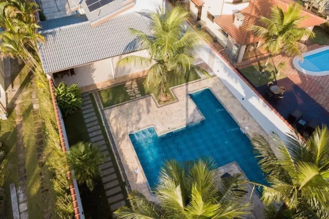Imagem Morada da Praia - Casa de Praia Sobrado mobiliada para locação no Condomínio Morada da Praia em Bertioga, com 6 dormitórios e piscina