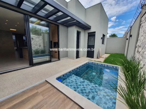 Linda Casa Térrea à Venda em Condomínio de Luxo em Ribeirão Preto-SP, no Bairro Villa Romana II: 3 Quartos, 3 Suítes, 2 Salas, 5 Banheiros, 4 Vagas, 191m². Venha Conhecer!