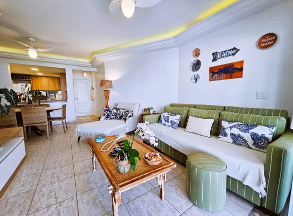 Imagem Venda de Apartamento de Luxo na Riviera de São Lourenço Módulo 02 Bertioga-SP: 3 Quartos, 2 Suítes, 2 Salas, 2 Vagas de Garagem, 110,72m².