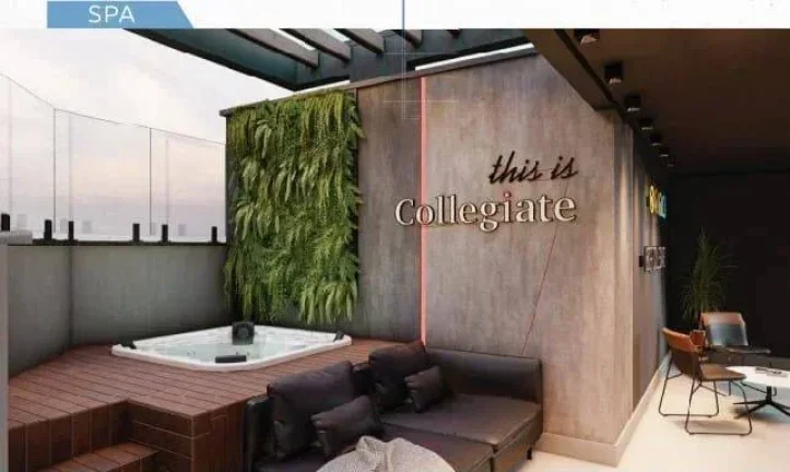 Imagem Studio à venda, no Collegiate Plus São João Del Rei, em São João Del Rei, Colinas del Rey, com 1 quarto, 22,17m2