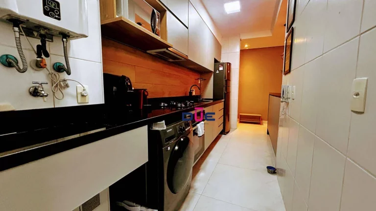 Imagem Apartamento com 3 dormitórios à venda, 82 m² por R$ 750.000 - Estuário - Santos/SP