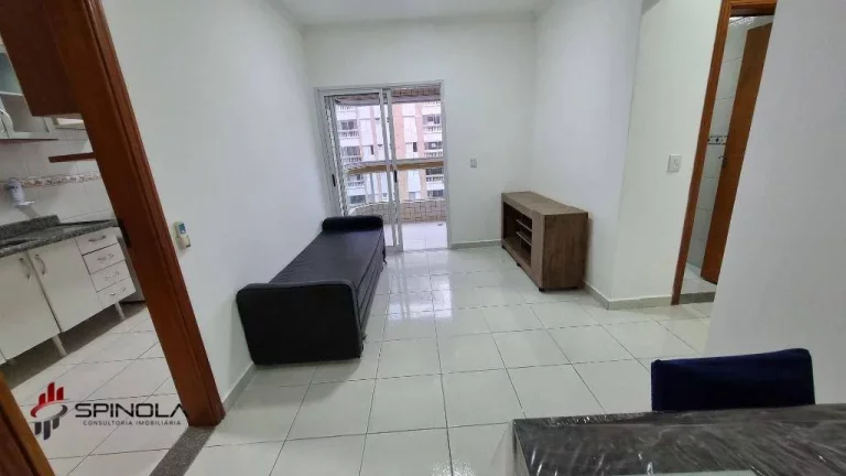 Imagem Apartamento com 1 dormitório à venda, 49 m² por R$ 350.000,00 - Tupi - Praia Grande/SP