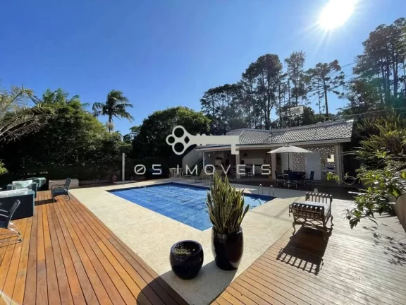 Imagem Casa no Miolo da Granja Viana. 05 suítes + piscina, gourmet, quadra tênis!