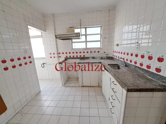 Imagem Apartamento à venda com 108m², 3 quartos, 3 banheiros, sala ampla, quadra da praia, garagem por R$495.000,00 no Boqueirão em Santos