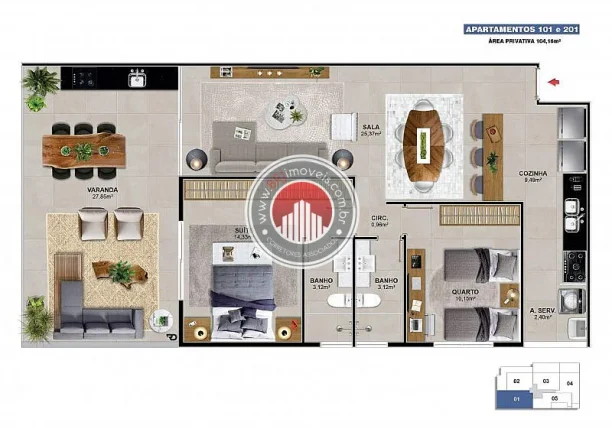 Imagem Apartamento a Venda no bairro Barra da Tijuca - Rio de Janeiro, RJ
