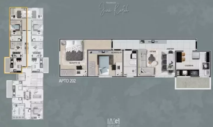 Imagem Cobertura duplex à venda, 3 quartos, 1 suíte, 2 vagas, Letícia - Belo Horizonte/MG