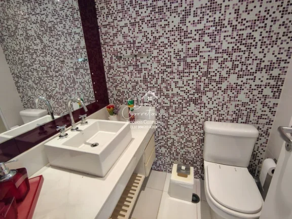 Imagem Apartamento de 3 quartos e 2 vagas na Vila Alzira, Guarujá-SP: espaço e conforto em 118m²!