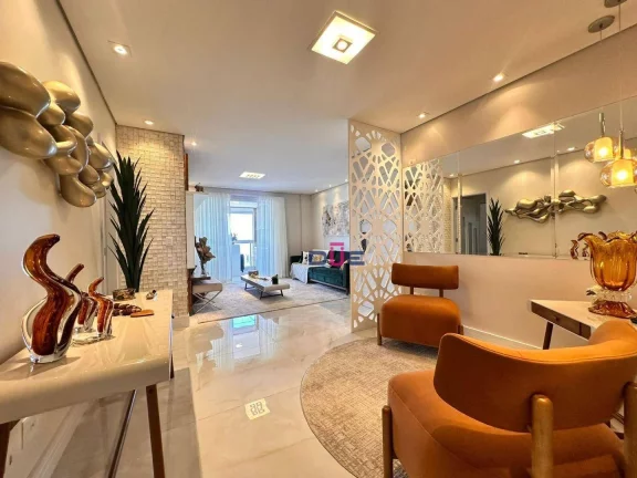 Imagem Apartamento com 3 dormitórios à venda, 136 m² por R$ 2.350.000 - Aparecida - Santos/SP