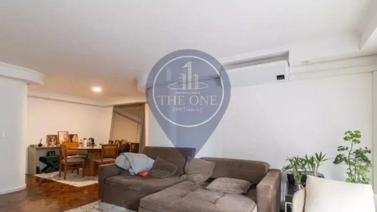 Imagem Apartamento para locação na Vila Olímpia, São Paulo-SP: 3 quartos, 1 suíte, 2 salas, 2 banheiros, 2 vagas de garagem, 121m².