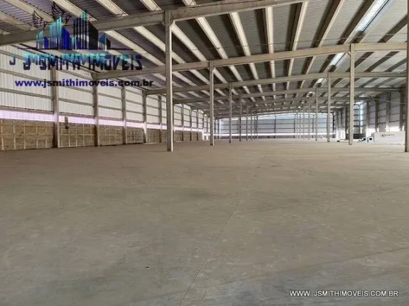 Imagem Galpão 8000m², em condomínio industrial com excelente infraestrutura. Pé direito de 12m, piso pa...