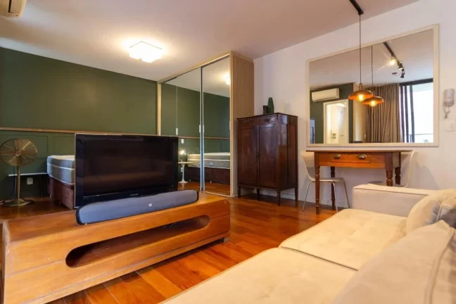 Imagem Apartamento para Venda em São Paulo, Pinheiros, 1 dormitório, 1 banheiro, 1 vaga