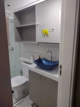 Imagem Apartamento mobiliado com 1 dormitório e 1 vaga de garagem no Centro de Balneário Camboriú-SC