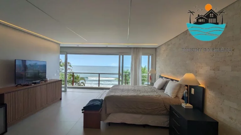 Imagem Casa Pé na Areia em Juquehy, Canto Direito - Aluguel de Temporada, piscina, sauna, 6 suítes, acomoda 16 pessoas | Juquehy Imobiliária