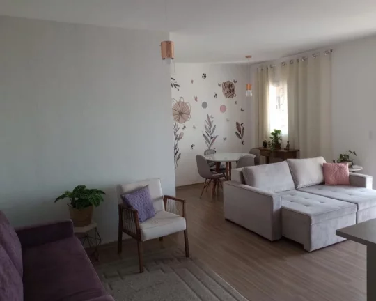 Imagem Apartamento com 77m 3 dormitórios uma Suíte e uma vaga de garagem.