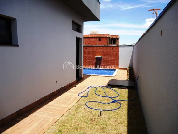 Imagem Casa à venda em condomínio, em Paulínia, 3 suites com persianas automatizadas, closet, lavabo, es...